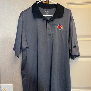 Louisville Cardinals Adidas Climate Men's L Polo